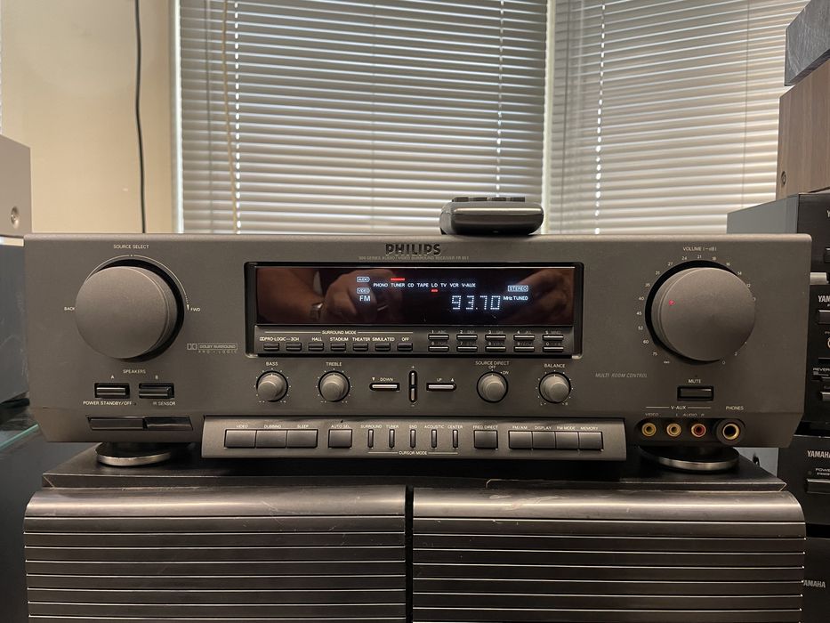 Phillips Surround Receiver FR 951 Amplifier with Remote Control64730023563651122
