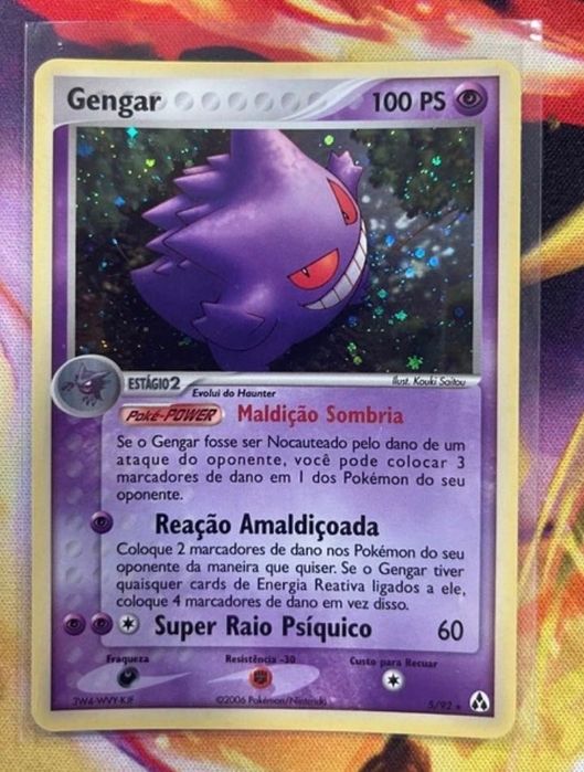 Lote de cartas Pokémon 2004/2006 em português