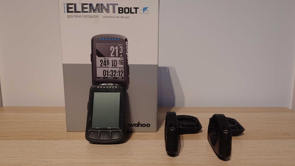 Licznik rowerowy Wahoo Elemnt BOLT V1 dwa uchwyty pudełko