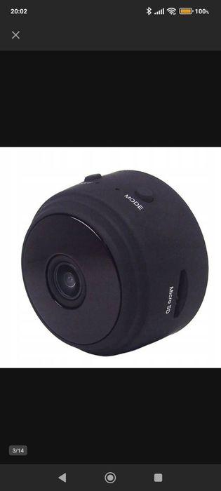 2x Mini kamera cyfrowa z funkcją podglądu zdalnego