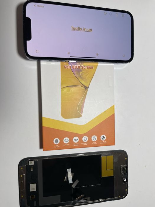 Экран для iPhone 13 Pro Max Soft OLED / 13 Pro дисплей модуль  скло