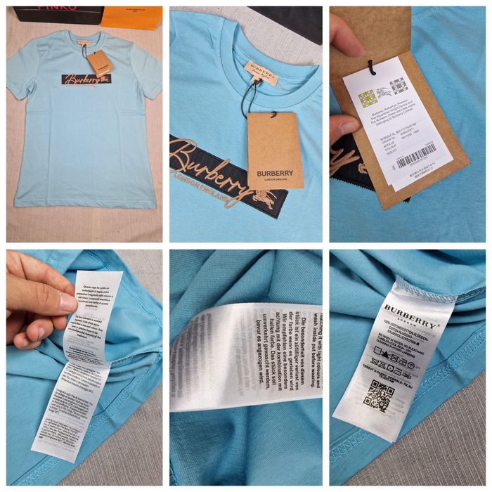 koszulka męska tshirt burberry lacoste plein kolory premium