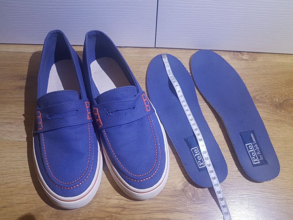 Ralph Lauren 42,5 / 27 cm jak NOWE trampki niebieskie