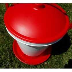 Poidło wiadrowe 24l dla drobiu automatyczne z uchwytem