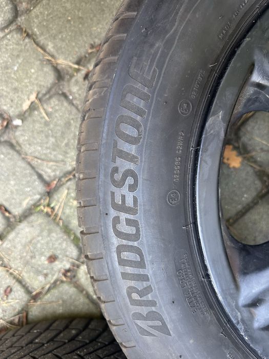 Koła opony całoroczne bridgestone felgi aluminiowe subaru 5x100 7J 16”