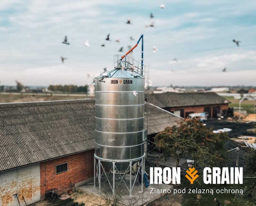 Podajniki kubełkowe 18 m PK Podajnik pionowy do ziarna silosu silos