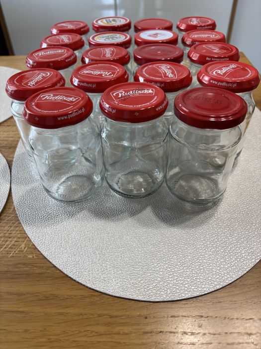 Sloiczki z zakrętkami pojemnosc 190 ml