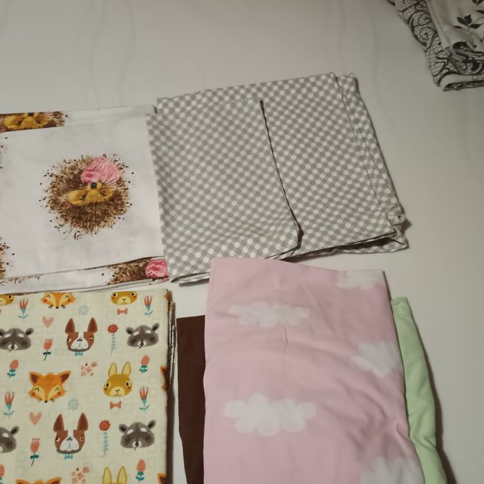 Komplety 5 sztuk poszewek dziecięcych do łóżeczka