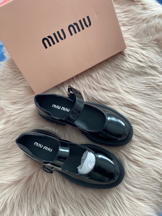 Loafersy buty miu miu nowe mokasyny 36 mary jane