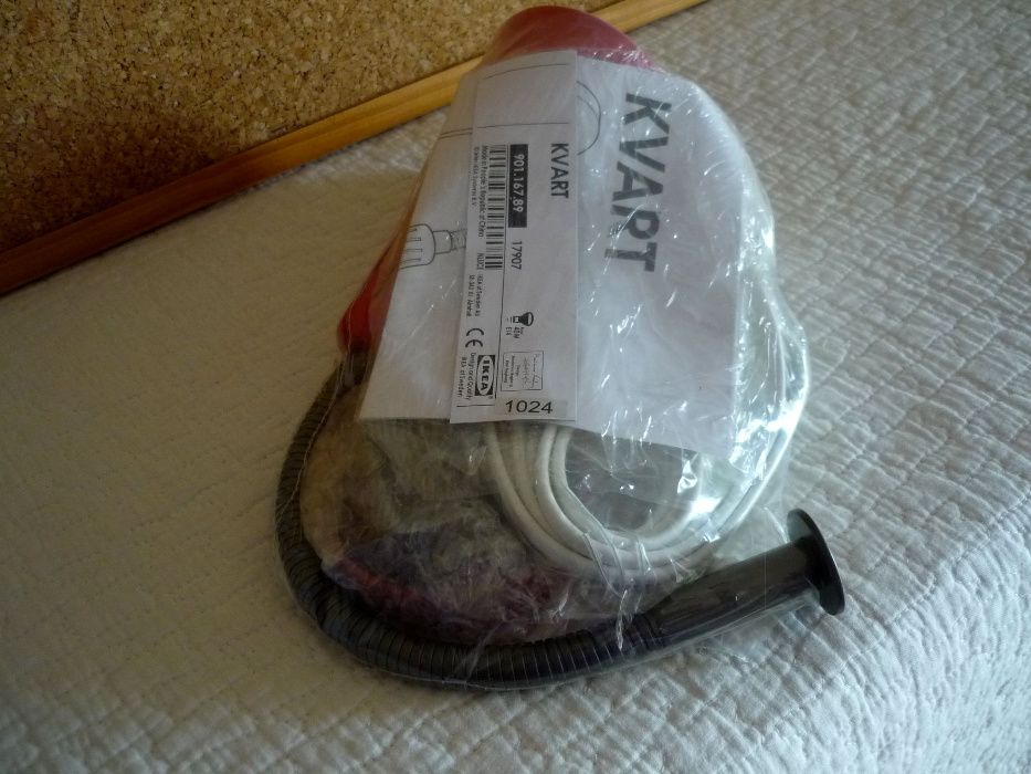 IKEA Wall Lamp and Wall/Ceiling Spotlight with Halogen Bulb in Steel64297947755394123