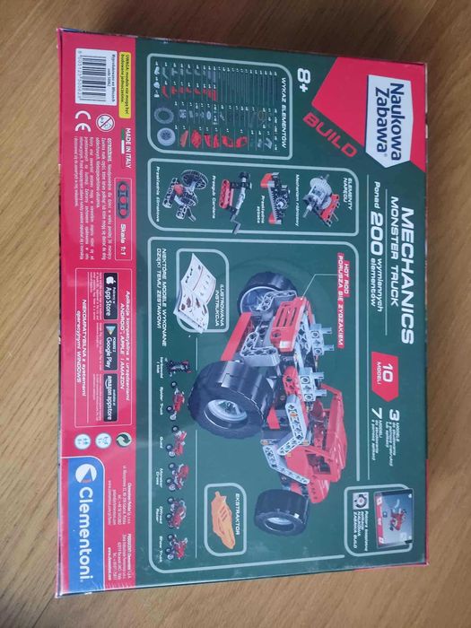 Laboratorium mechaniki - Monster Truck Clementoni NOWY