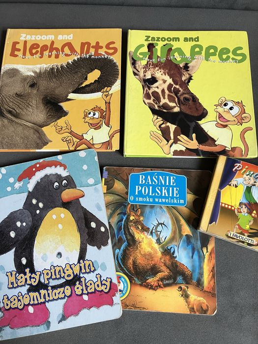 Książki dla dzieci mix, król lew, brzechwa, smok wawelski