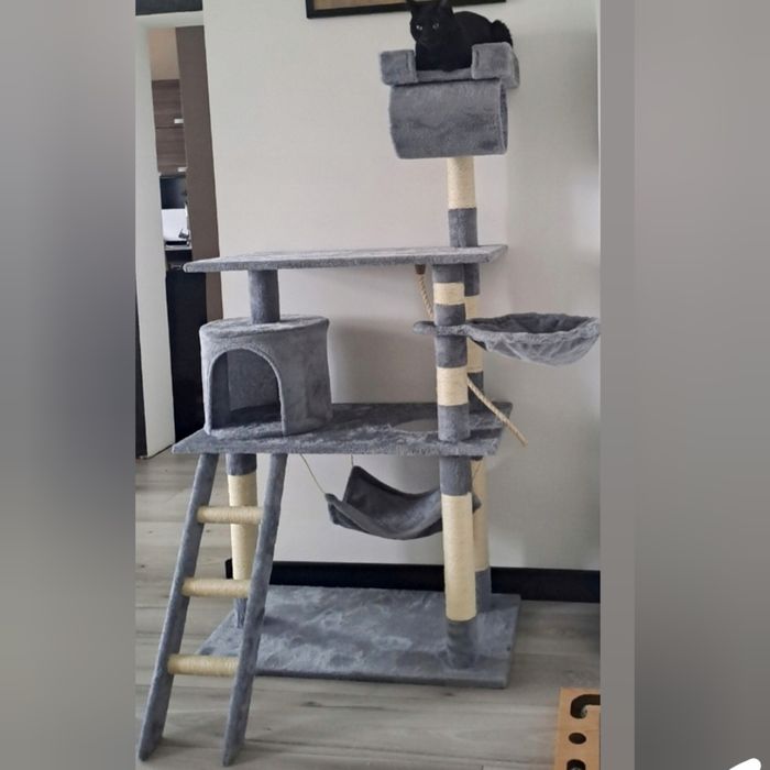 Drapak dla kota XXL szary ekskluzywny