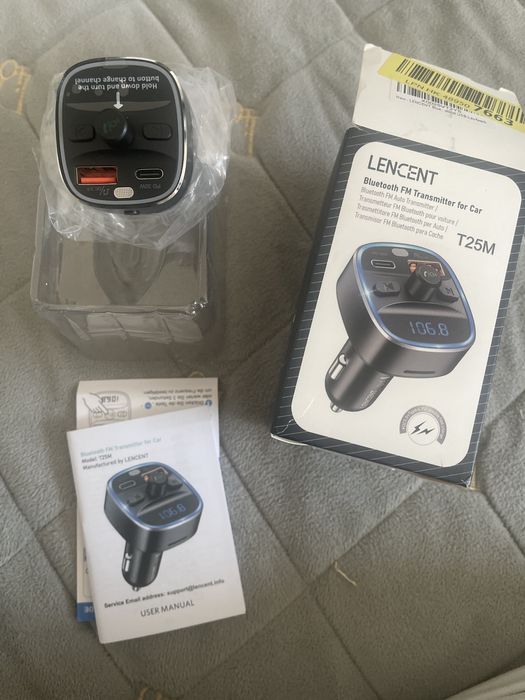 Модулятор для автомобіля з bluetooth 3в1