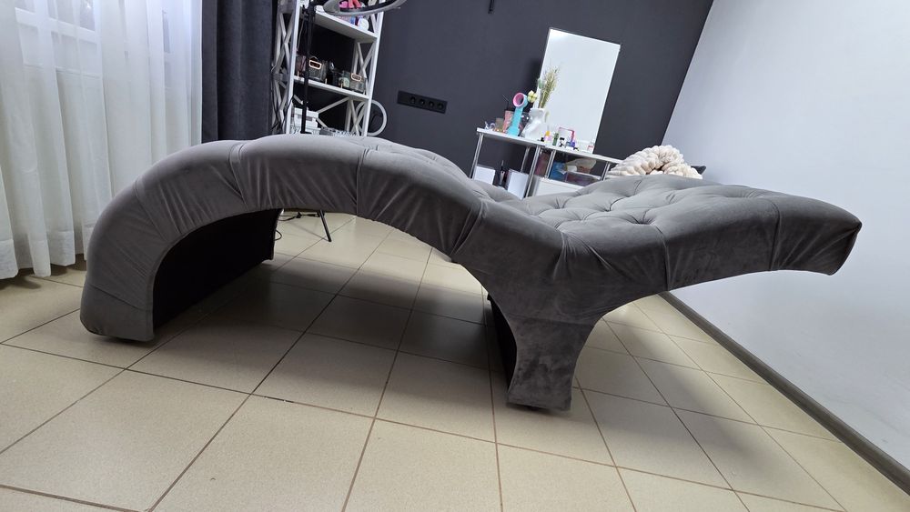 Анатомічна кушетка сіра |анатомическая кушетка