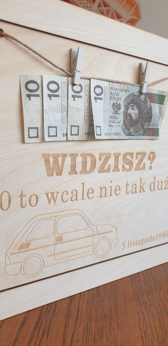 Urodziny prezent bon 40 50 to wcale nie tak dużo