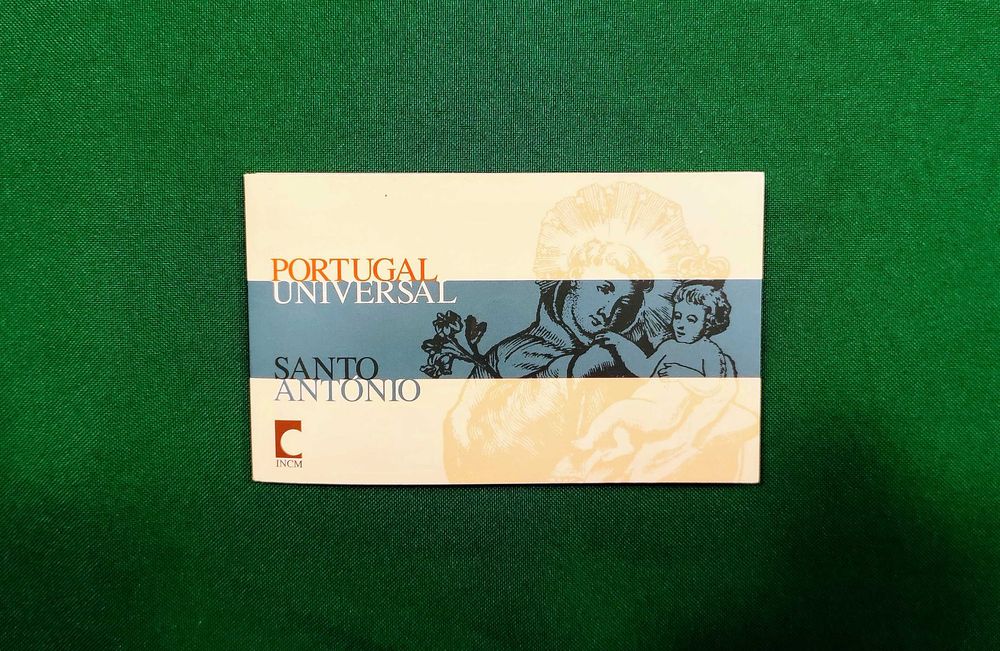 Moeda 1/4 Euro Ouro FDC Santo António