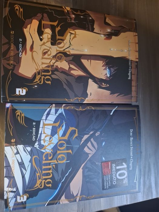 Livro Solo Leveling 2 e 3