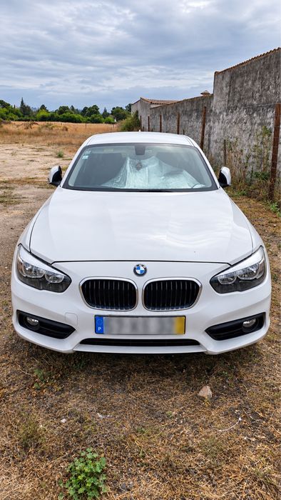 BMW 116d 2016, para reparação, turbo, escape e injetores novos