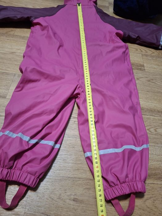 Комбінезон Impidimpi для дівчинки рожевий 86/92 розмір 1,5-2 роки гряз