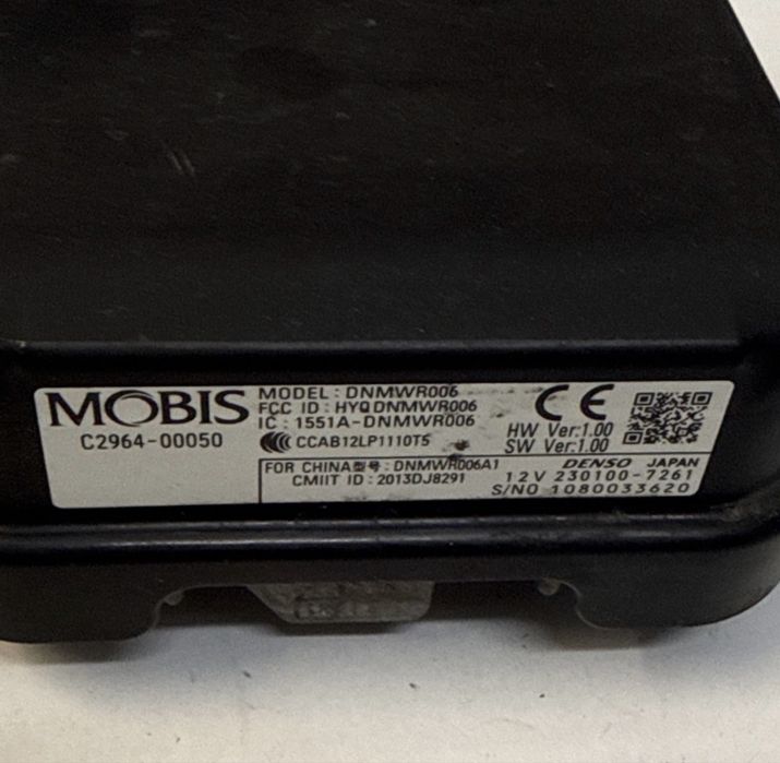 Радар Дистронік/Радар Дистроник Hyundai Sonata 2015-2019 / C2964-00050