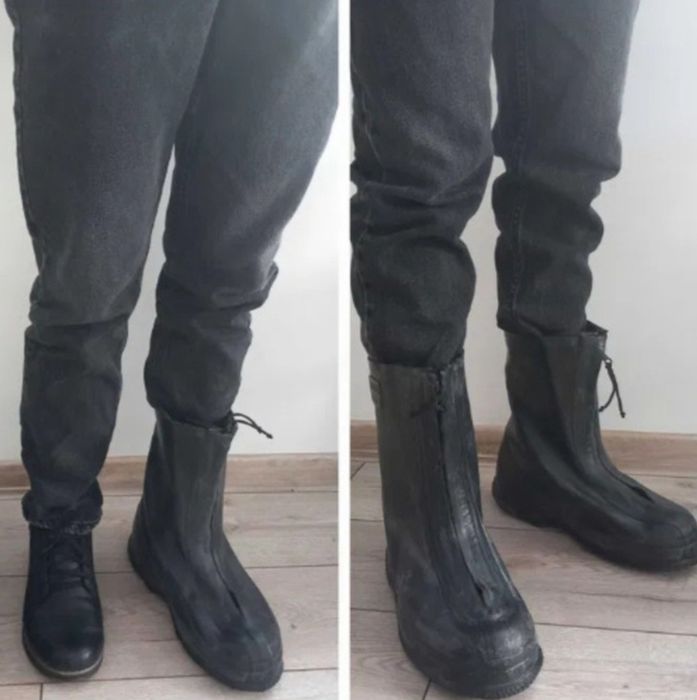 Мужские военные резиновые бахилы/сапоги