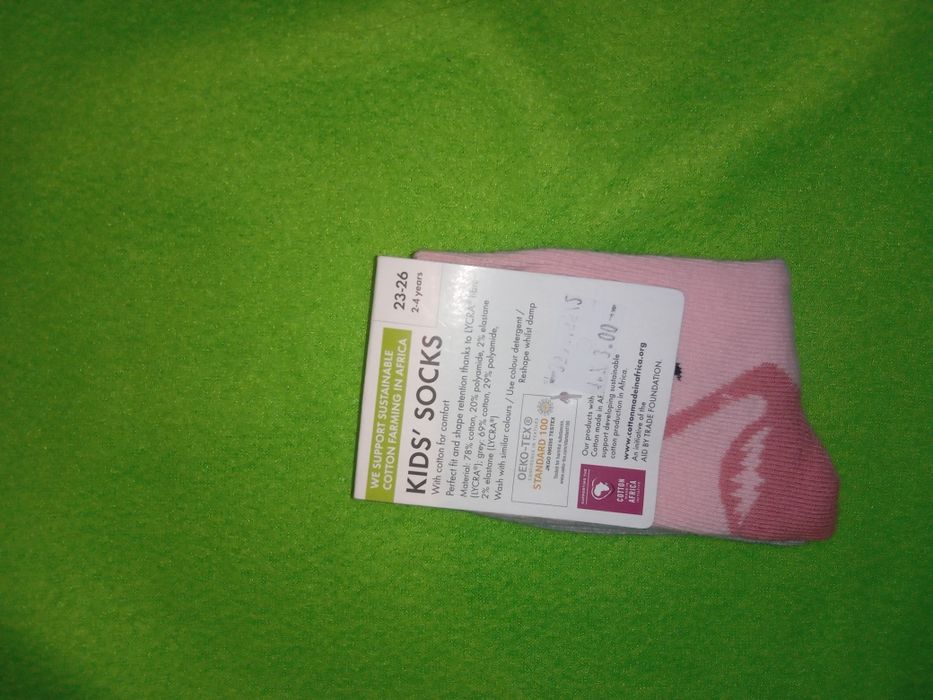 Nowe skarpetki dziecięce