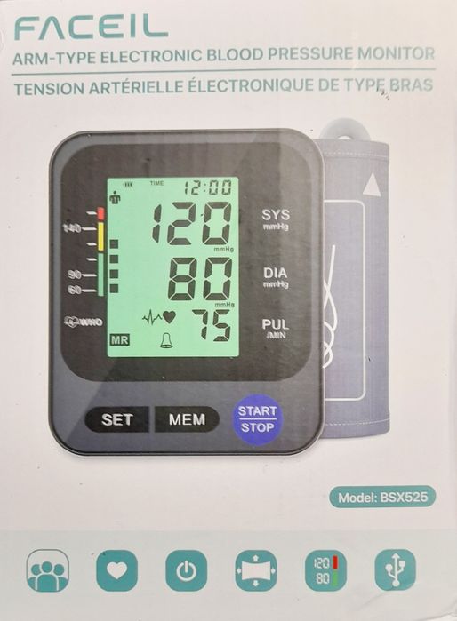 Medidor de tensão arterial - NOVO!