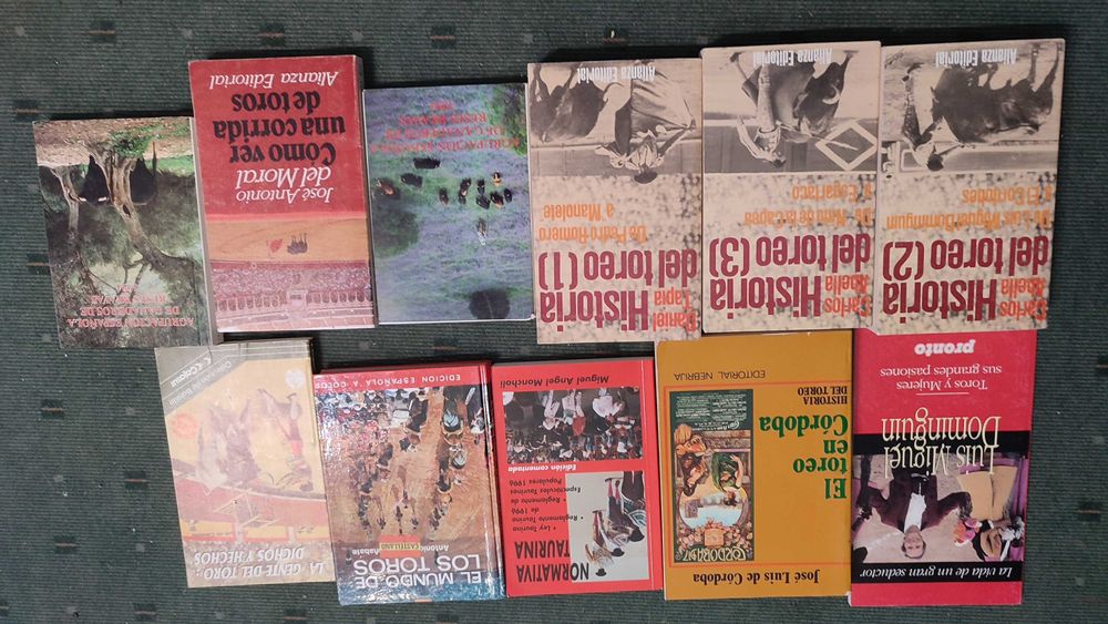 Lote Livros Espanhóis sobre Tauromaquia - Cada 15 €