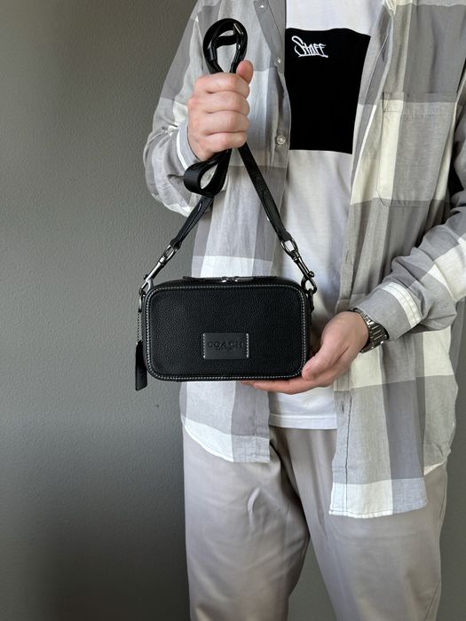 Чоловіча сумка Coach мужская сумка клатч барсетка мессенджер
