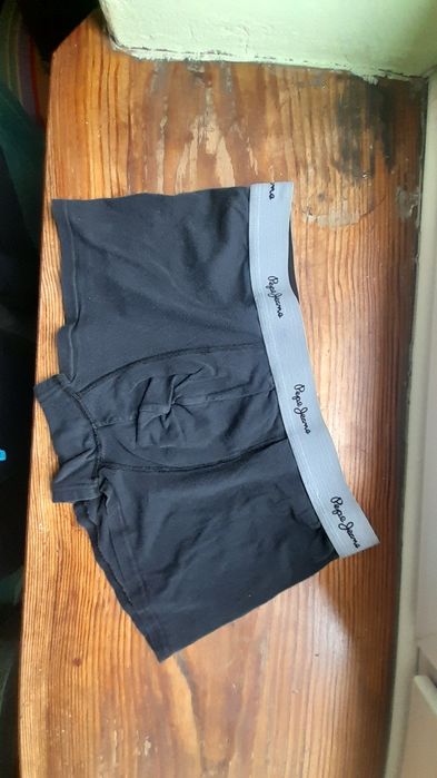 bokserki dziecinne chłopięce Pepe Jeans rozmiar L - 1 para - czarne