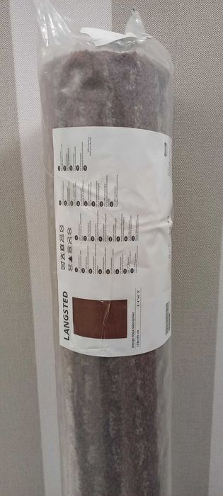nowy dywan Ikea LANGSTED 133x195 jasnobrązowy