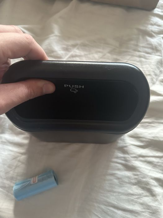 Mini caixote do lixo para automóvel com sacos