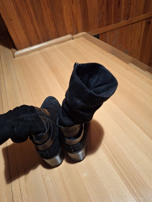 Buty zamszowe, ciepłe, zima