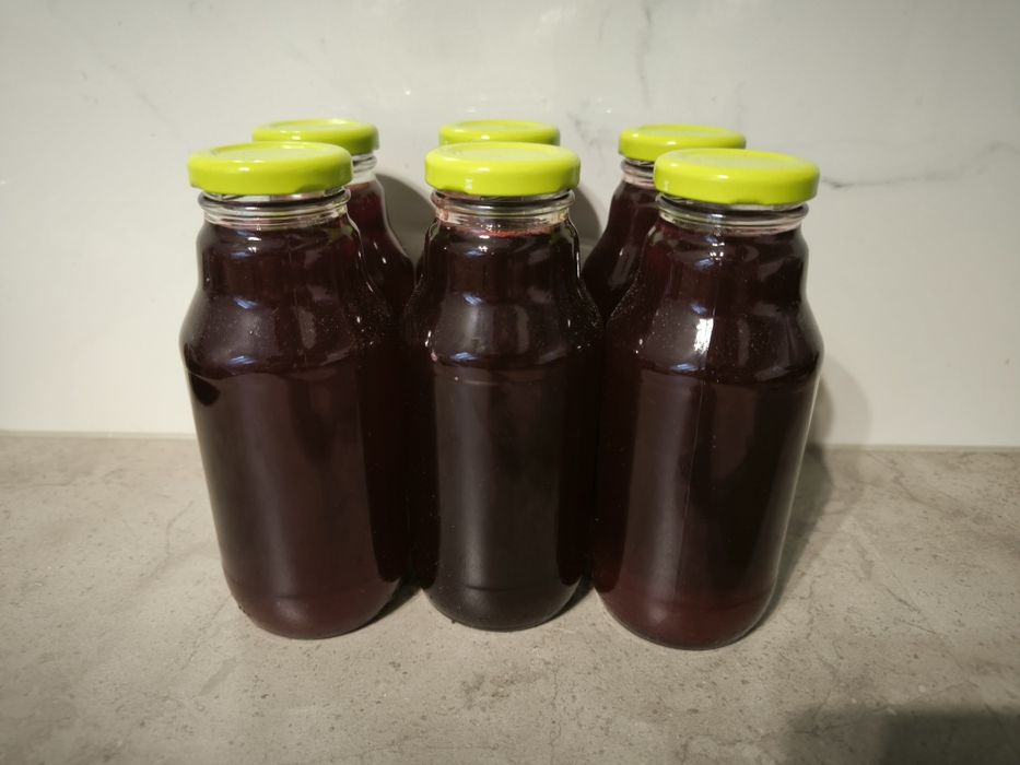 10 szt soku z malin 330 ml