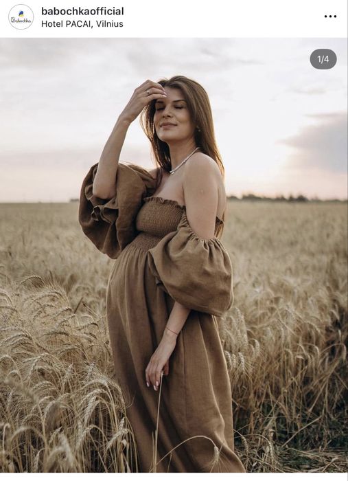 Лляна сукня украінського бренду babochka