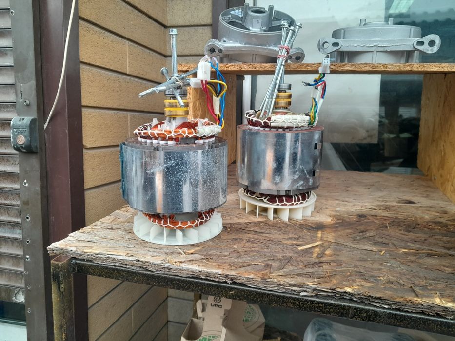 Двигатель Якорь Статор Медь  на Бензогенератор Генератор