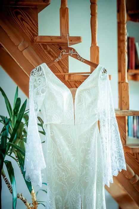 Suknia Ślubna w stylu Boho rozmiar 38