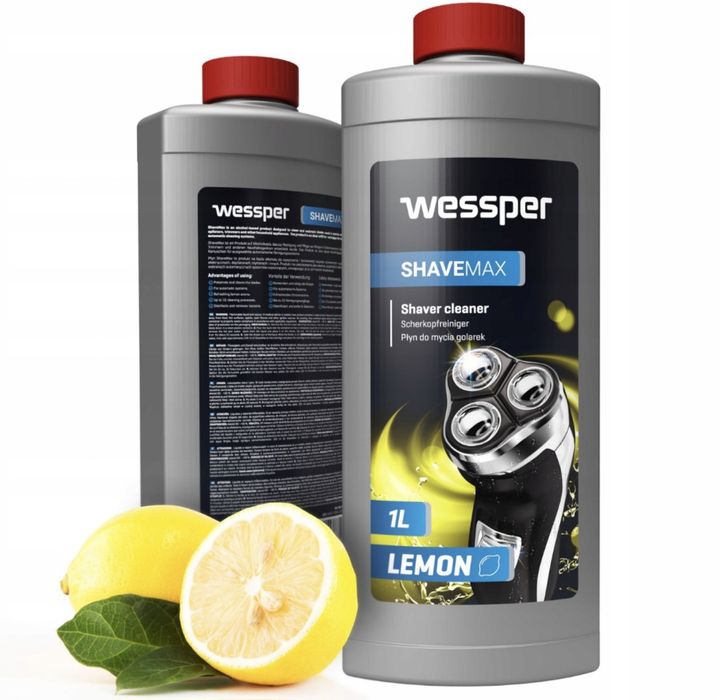 Лимонна рідина для очищення електробритв  та лез Wessper ShaveMax WES1