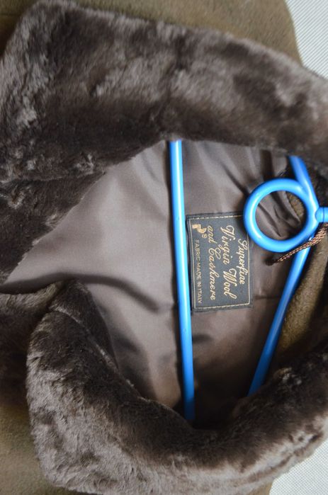 płaszcz kurtka włoski produkt L 40 z kaszmirem