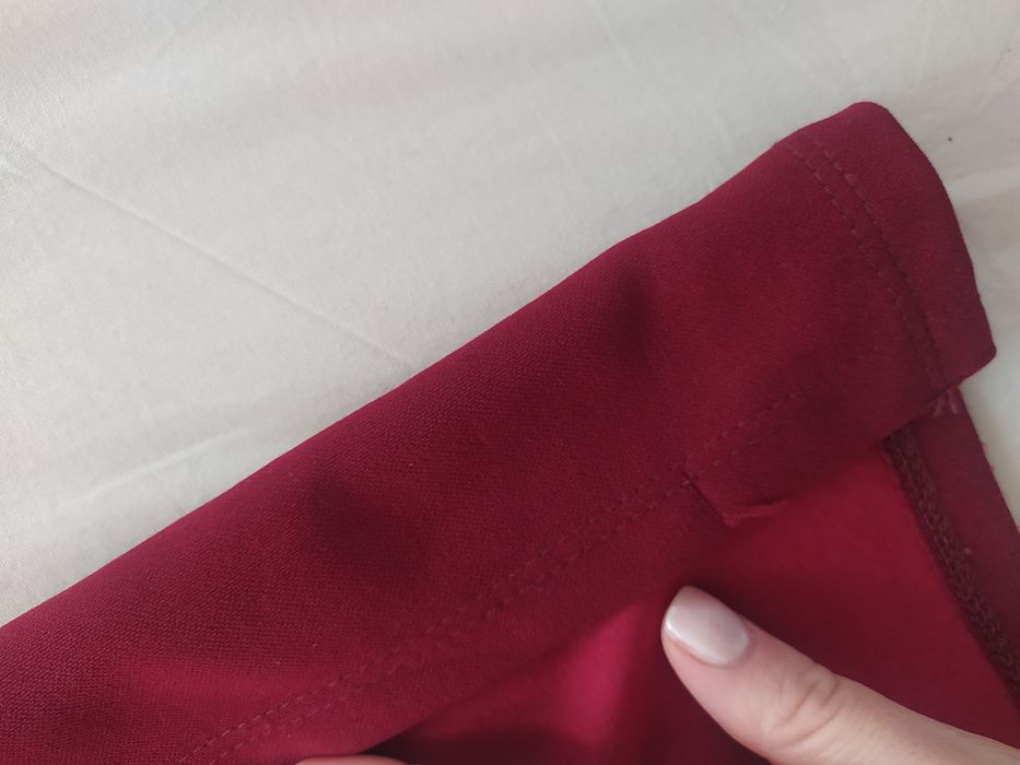 Prześliczna burgundowa sukienka na wesele /studniówkę