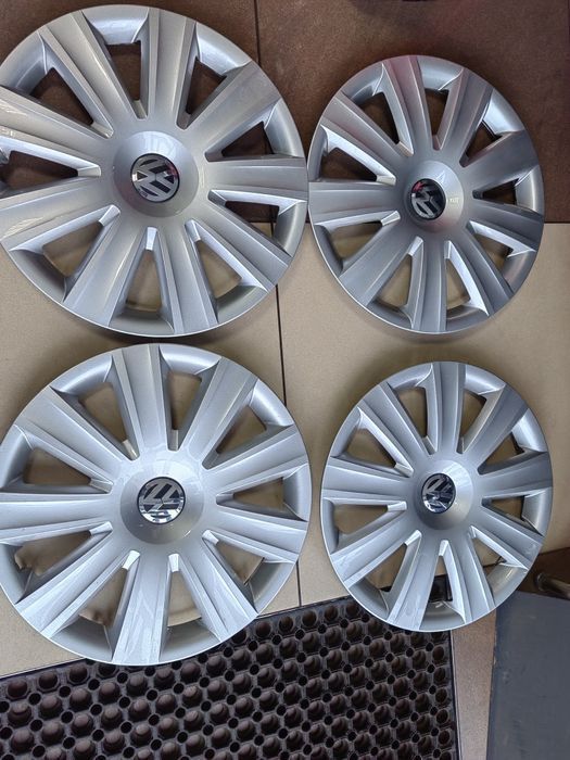 Kołpaki VW 16  KOMPLET oryginalne Golf Polo Caddy Touran Passat