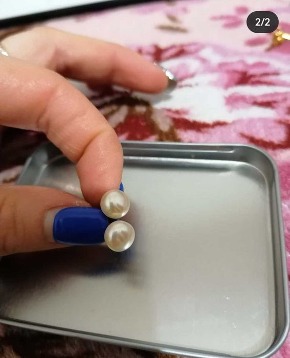 Серьги гвоздики медицинский сплав сталь