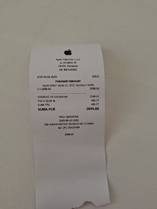 Apple Watch Series 11 NOWY