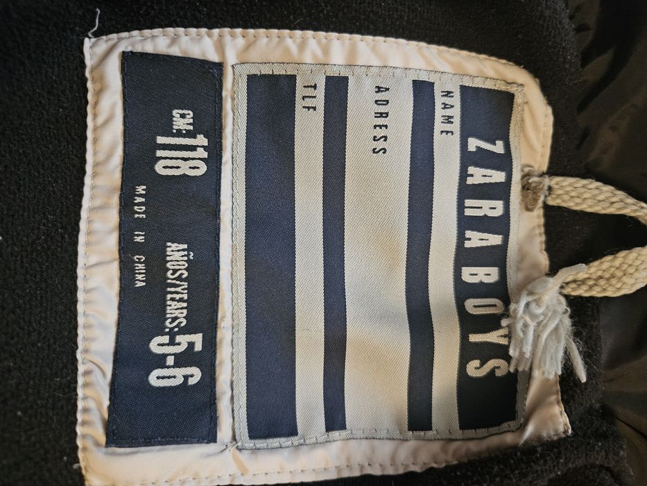 Zimowa kurtka ZaraBoys 116cm