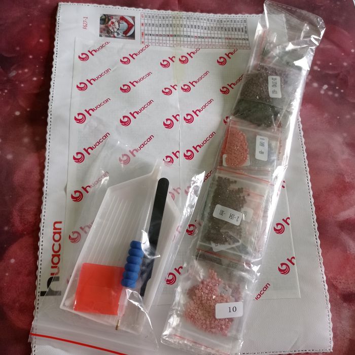 Алмазна мозаїка, розмір 25 на 30, квадратні стрази