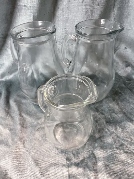 Conjunto jarros vidro
