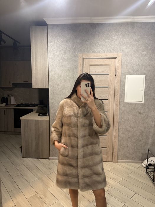Шуба норкова.     Натуральна