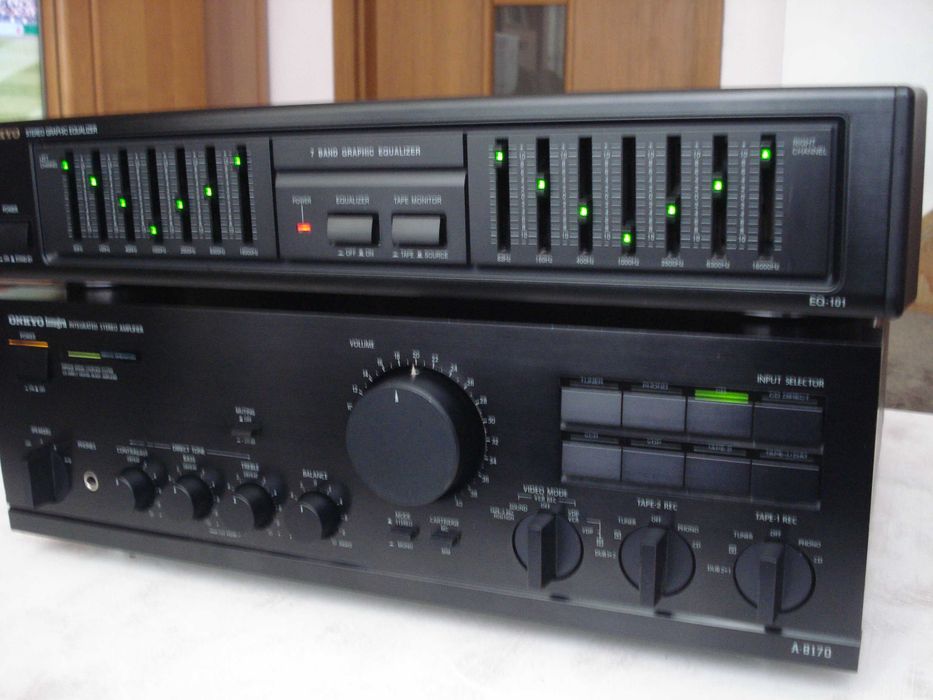 Підсилювач "Onkyo" Integra A-8170, еквал. EQ-101, тюн. Model T-9