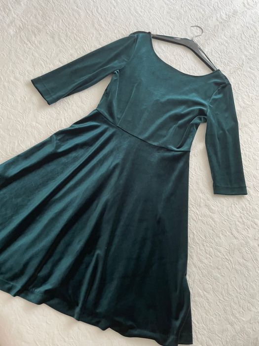 Vestido verde comprido